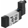 Festo Pneumatic Solenoid Valve Pilot NPT G1/4 in 5/2 Way 24V DC Aluminium Alloy VSNC-FC-M52-MD-G14-FN-1A1-EX4-A