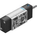Festo Pneumatic Solenoid Valve Pilot NPT G1/4 in 5/2 Way 24V DC Aluminium Alloy VSNC-FC-M52-MD-G14-FN-1A1-EX4-A