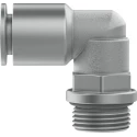 Festo Brass Pneumatic Fitting 90° Male G 1/2 Thread to 14mm Push-In Tube NPQH-L-G12-Q14-P10