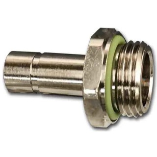 Festo Pneumatic Fitting 12mm Push-in Male Threaded-to-Tube Brass Nickel Finish 150°C 20 bar NPQH-D-G12-S12-P10