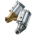 SMC Pneumatic Actuated Angle Seat Valve 10 bar Threaded Connections NC VXB215DA
