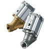SMC Angle Seat Pneumatic Actuated Valve 3 MPa, NC Default Position, IP65 Protection VXB215BA