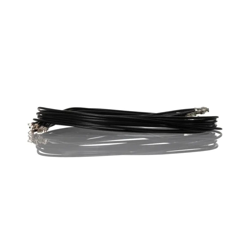Molex Crimp Wire Female Male Connector 300mm Cable Length Black Jacket 26AWG 79758-1009