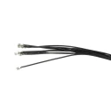 Molex Crimp Wire Female Male Connector 300mm Cable Length Black Jacket 26AWG 79758-1009