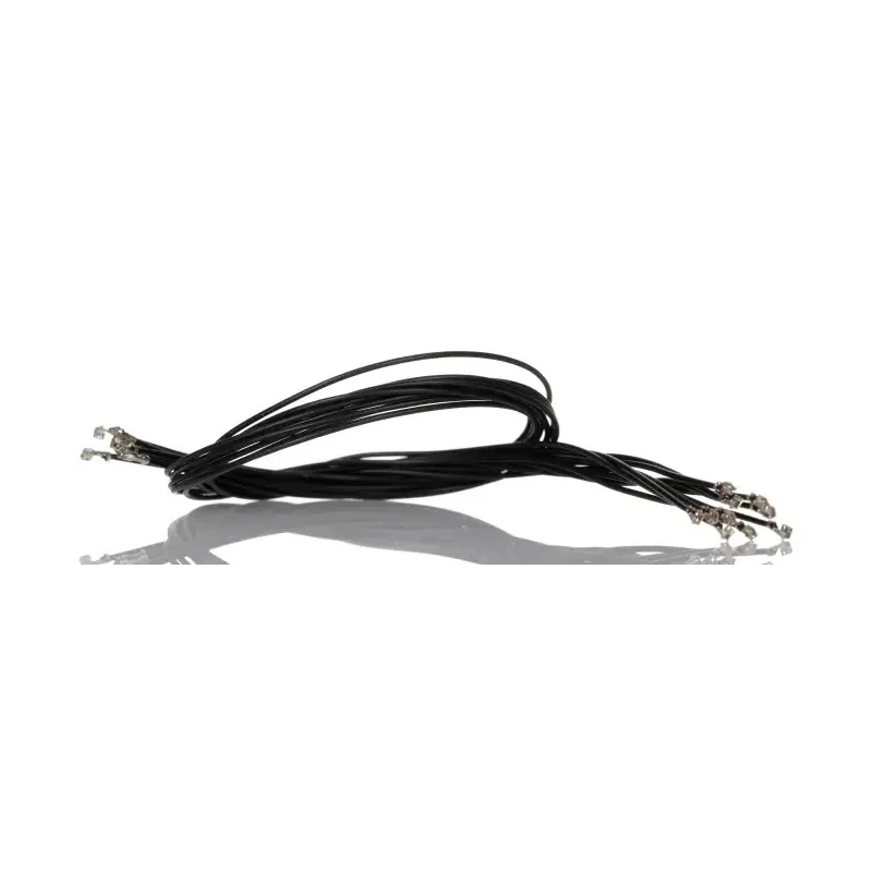 Molex Crimp Wire Female Male Connector 300mm Cable Length Black Jacket 26AWG 79758-1009