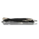 Molex Crimp Wire Female Male Connector 22 AWG 300 mm Cable Length Black 79758-0011