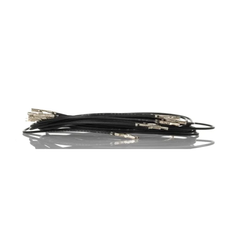 Molex Crimp Wire Female Male Connector 22 AWG 300 mm Cable Length Black 79758-0011