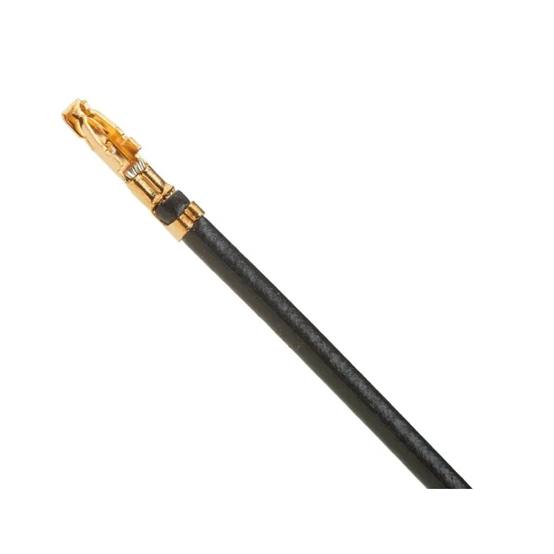 Molex Female Male Crimp Wire, Male Female Connectors, 300 mm Cable Length, 24AWG, Black Jacket 79758-1004