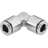 Festo NPQH Series Brass Nickel Pneumatic Elbow Tube-to-Tube Adapter Push In 10 mm 20 Bar 150°C NPQH-L-Q10-E-P10