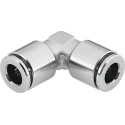 Festo Brass Nickel Elbow Tube-to-Tube Pneumatic Fitting Push In 8 mm NPQH-L-Q8-E-P10