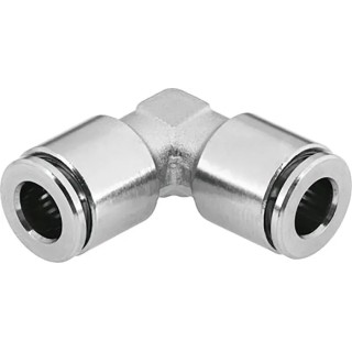 Festo Brass Nickel Elbow Tube-to-Tube Pneumatic Fitting Push In 8 mm NPQH-L-Q8-E-P10