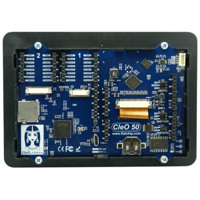 Bridgetek 5 in Arduino Compatible Display with Resistive Touch Screen CleO50