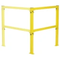 RS PRO Bright Yellow Steel Safety Barrier, 1m Height, 50mm Diameter, 950mm Width 134-241