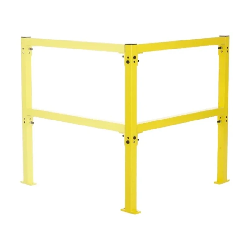 RS PRO Bright Yellow Steel Safety Barrier, 1m Height, 50mm Diameter, 950mm Width 134-241