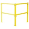 RS PRO Bright Yellow Steel Safety Barrier, 1m Height, 50mm Diameter, 950mm Width 134-241