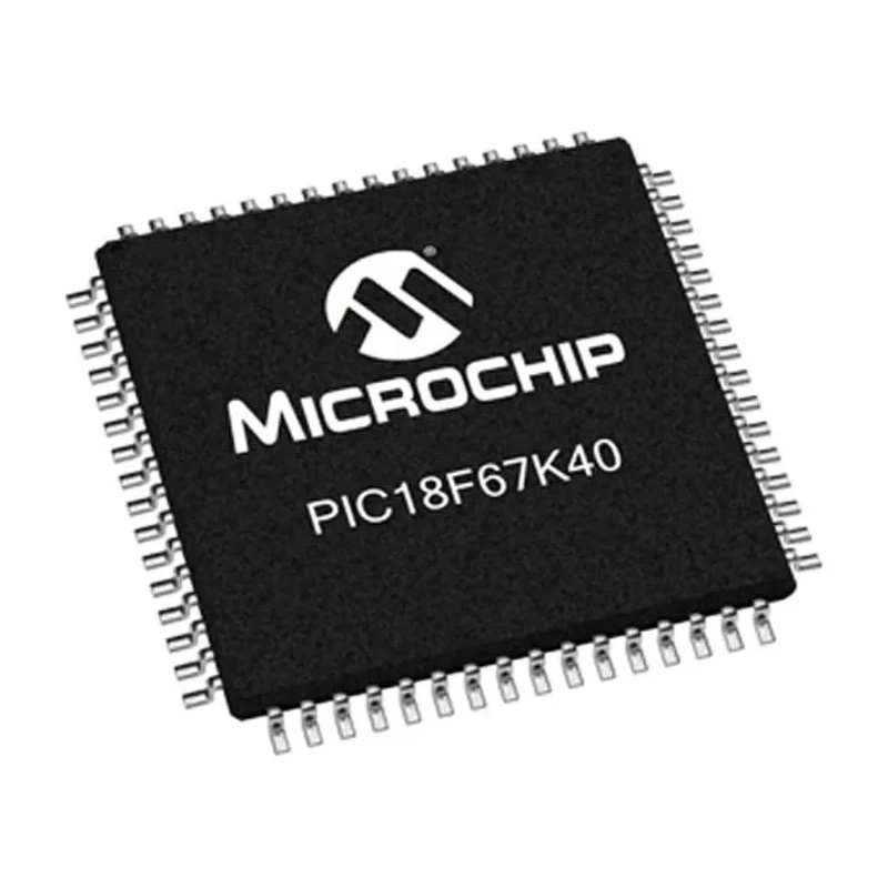Microchip 8 bit PIC18F Microcontroller 64 MHz 128kB FLASH 64-Pin TQFP PIC18F67K40-E/PT