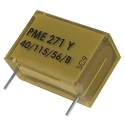 KEMET PME271 Paper Capacitor Y2 300V AC 300 V DC Through Hole, 22nF, 15.2mm Pitch, 115°C 