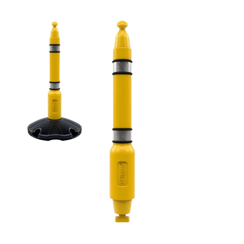 Skipper Yellow Safety Barrier Post, Barrier Colour Yellow, Length 500mm, Height 1m, Width 500mm Post01-Y