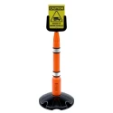 Skipper Orange Safety Barrier 90 mm Width, 150 mm Height, UK Origin Post05-O