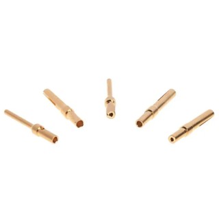 HARTING Male Crimp Circular Connector Contact, Contact Size 0.8 mm, Gold Plated, Copper Alloy Material, 14.8mm 21011009020