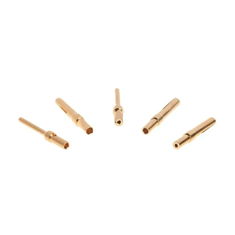 HARTING Male Crimp Circular Connector Contact, Contact Size 0.8 mm, Gold Plated, Copper Alloy Material, 14.8mm 21011009020