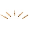 HARTING Male Crimp Circular Connector Contact, Contact Size 0.8 mm, Gold Plated, Copper Alloy Material, 14.8mm 21011009020