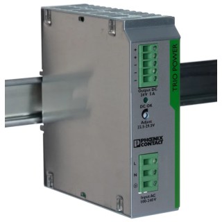 Phoenix Contact TRIO POWER Switch Mode DIN Rail Power Supply 1 Phase 264V AC Input, 29.5V DC 5A Output, 120W 2866310