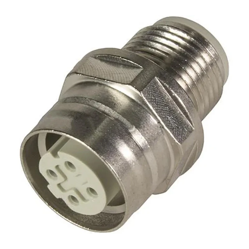 HARTING Straight Circular Connector Adapter 4 M12 Female 4 M12 Male 21033812403