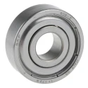 SKF Shielded Single Row Deep Groove Ball Bearing 8 mm ID, 22 mm OD, 7 mm Width, 38000 rpm Limiting Speed 608-Z