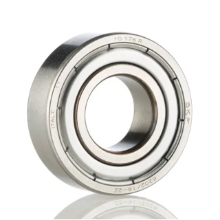 SKF Single Row Deep Groove Ball Bearing 16 mm Inside Diameter 35 mm Outside Diameter Shielded Cage, 6202/16-2Z