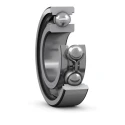 SKF Single Row Deep Groove Ball Bearing 20 mm ID, 47 mm OD, 14 mm Width, C4 Internal Clearance, 20000 RPM Limiting 6204/C4