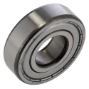 SKF Single Row Deep Groove Ball Bearing 20 mm ID, 47 mm OD, Race Width 14 mm, Shielded, C4 Clearance 6204-2Z/C4