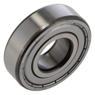 SKF Single Row Deep Groove Ball Bearing 20 mm ID, 47 mm OD, Race Width 14 mm, Shielded, C4 Clearance 6204-2Z/C4