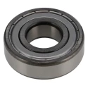 SKF Single Row Deep Groove Ball Bearing 20 mm ID, 47 mm OD, Race Width 14 mm, Shielded, C4 Clearance 6204-2Z/C4