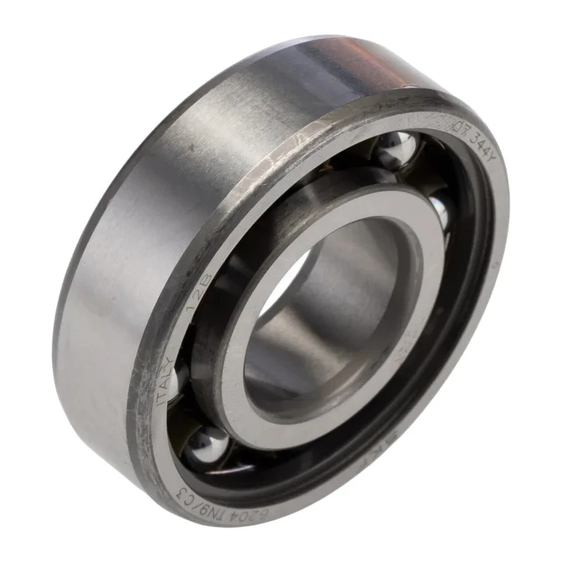SKF Single Row Deep Groove Ball Bearing 20 mm ID, 47 mm OD, 14 mm Width, Non-Metallic Cage, C3 Internal Clearance 6204 TN9/C3