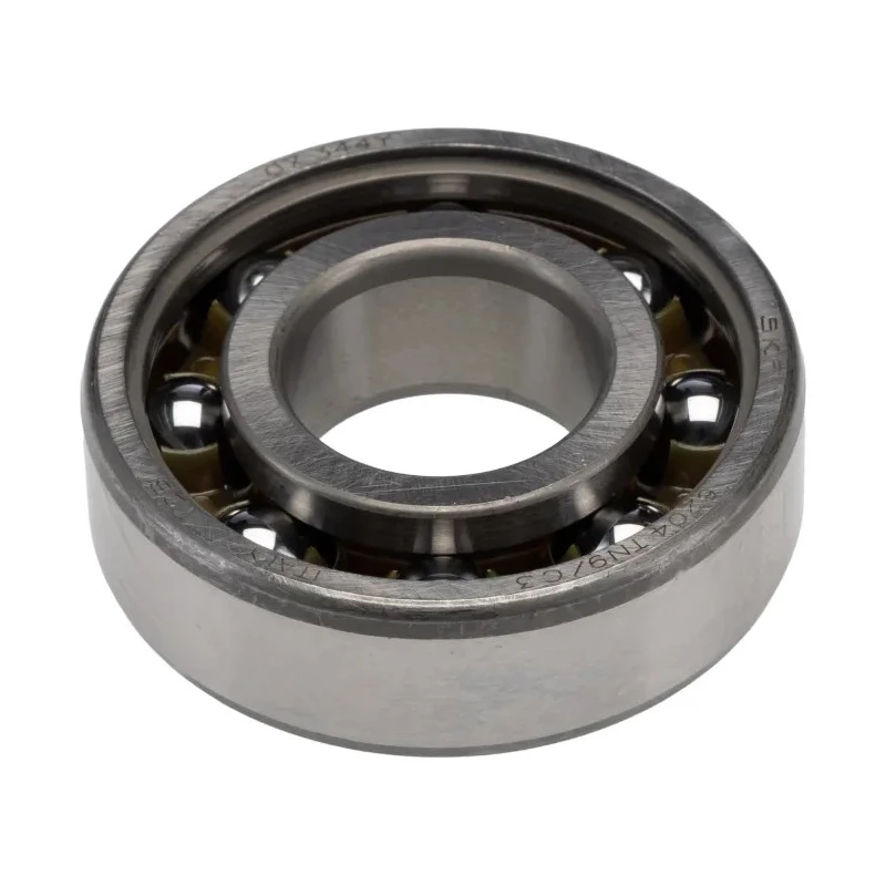 SKF Single Row Deep Groove Ball Bearing 20 mm ID, 47 mm OD, 14 mm Width, Non-Metallic Cage, C3 Internal Clearance 6204 TN9/C3