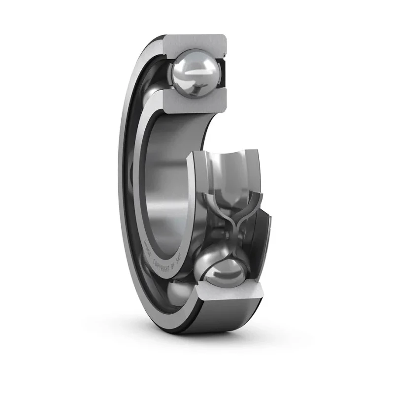 SKF Single Row Deep Groove Ball Bearing 20 mm ID, 47 mm OD, 14 mm Race Width, Open Ends, C3 Clearance 6204-Z/C3