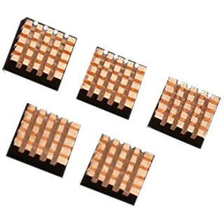 DFRobot Pure Copper Heatsink for LattePanda, Dimensions 13.2 x 12.1 x 4.8 mm, Orange Finish FIT0506