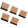DFRobot Pure Copper Heatsink for LattePanda, Dimensions 13.2 x 12.1 x 4.8 mm, Orange Finish FIT0506