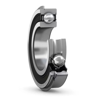 SKF Single Row Deep Groove Ball Bearing 40 mm ID, 80 mm OD, 18 mm Width, Sealed 6208-2RS1NR