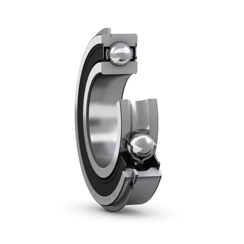 SKF Single Row Deep Groove Ball Bearing 40 mm ID, 80 mm OD, 18 mm Width, Sealed 6208-2RS1NR