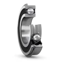SKF Single Row Deep Groove Ball Bearing, 25 mm Inside Diameter, 62 mm Outside Diameter, 17 mm Width, Sheet Metal 6305-2RS1NR