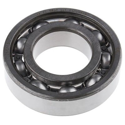 SKF Single Row Deep Groove Ball Bearing 20 mm ID, 52 mm OD, 15 mm Width, Non-Metallic Cage, Steel Balls, Open End 6304 TN9/C4