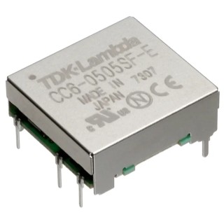 TDK-Lambda CC-E Series Dual Output Surface Mount DC/DC Converter 12V dc 0.2mA, 15V dc 0.25mA, 36V dc Input, 6 CC6-2412DR-E