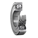 SKF Single Row Deep Groove Ball Bearing 25 mm ID, 62 mm OD, Shielded, C4 Clearance, 13000 RPM 6305-2Z/C4