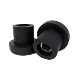 Paulstra Hutchinson RS PRO Cylindrical M12 Anti-Vibration Mount Rubber Bush 211 kg Compression 51 mm OD 35 mm H 126-3572