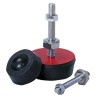 RS Pro Cylindrical M20 Anti-Vibration Mount with 2400 kg Compression Load, 187 mm Diameter, 70 mm Height 126-3900