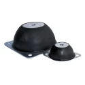 RS PRO Round M6 Anti-Vibration Mount with 9 kg Compression Load, 64 mm OD, 64 mm Height 126-3904