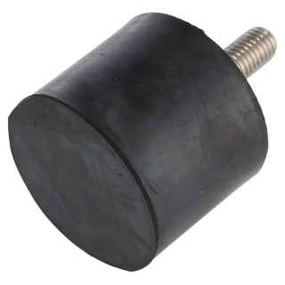 RS PRO Cylindrical M10 Anti-Vibration Mount Male Buffer Foot 281 kg Compression 50 mm OD 40 mm Height 126-3930