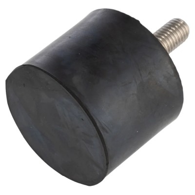 RS PRO Cylindrical M10 Anti-Vibration Mount Male Buffer Foot 281 kg Compression 50 mm OD 40 mm Height 126-3930